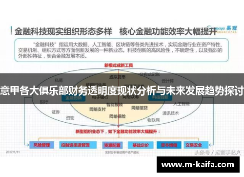 意甲各大俱乐部财务透明度现状分析与未来发展趋势探讨