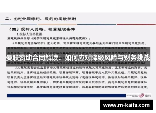 曼联赞助合同解读：如何应对降级风险与财务挑战
