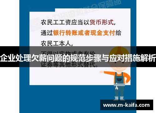 企业处理欠薪问题的规范步骤与应对措施解析
