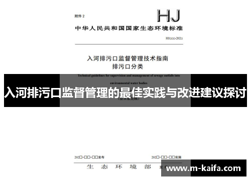 入河排污口监督管理的最佳实践与改进建议探讨