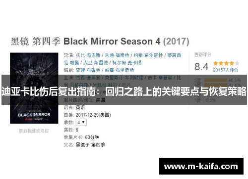 迪亚卡比伤后复出指南：回归之路上的关键要点与恢复策略